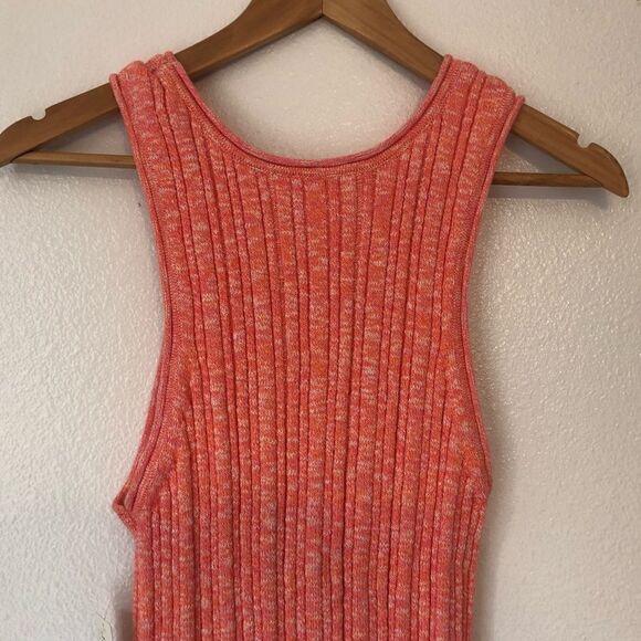 NWT ANTHROPOLOGIE Knit High-Neck Tank in Pink Rose Size Medium - Picture 5 of 13